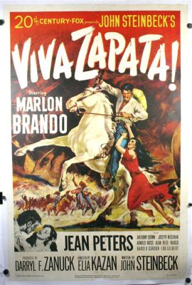 Vintage Glamour and Unforgettable Performances:  Viva Zapata!, A Stirring Epic Depicting the Mexican Revolution